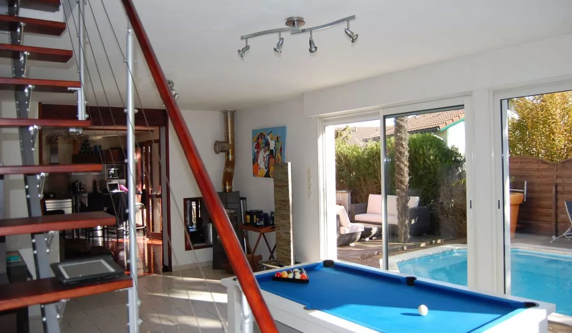 Biarritz proche hippodrome des Fleurs - Villa de 140 m² habitable sur 595 m² avec piscine