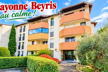 Bayonne Beyris, le nez dans la forêt - Joli type 2 de 47 m² habitable, grande chambre avec placard, 2 loggias, cuisine équipée. Possibilité d’acquérir un garage en +!