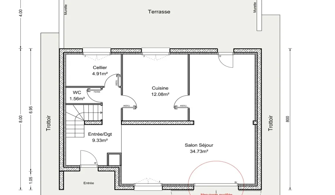 Anglet secteur Hardoy/Lamouly - Belle villa des années 60 en parfait état sur deux niveaux, 3 chambres, 2 salles d’eau sur 582 m² de terrain plat