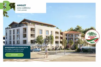 Anglet Avenue d’Espagne - Studio de 25 m² habitable disponible en 2028 au 2 ème sur 4 étages + balcon + place de parking