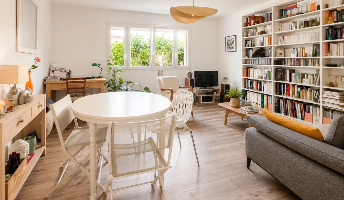 Bayonne Marracq- Adorable et grand type 2 de 60 m² habitable à l’abri des regards avec son grand +: jardin privatif de 50 m². Cave et parking aisé!