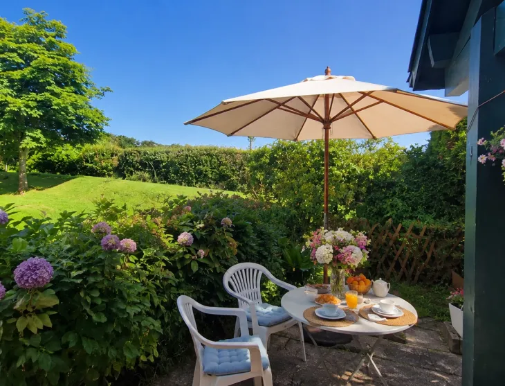 RARE sur Bidart - Type 2 de 28 m² habitable et sa terrasse et jardin privatif, vue splendide sur les montagnes
