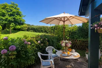 RARE sur Bidart - Type 2 de 28 m² habitable et sa terrasse et jardin privatif, vue splendide sur les montagnes