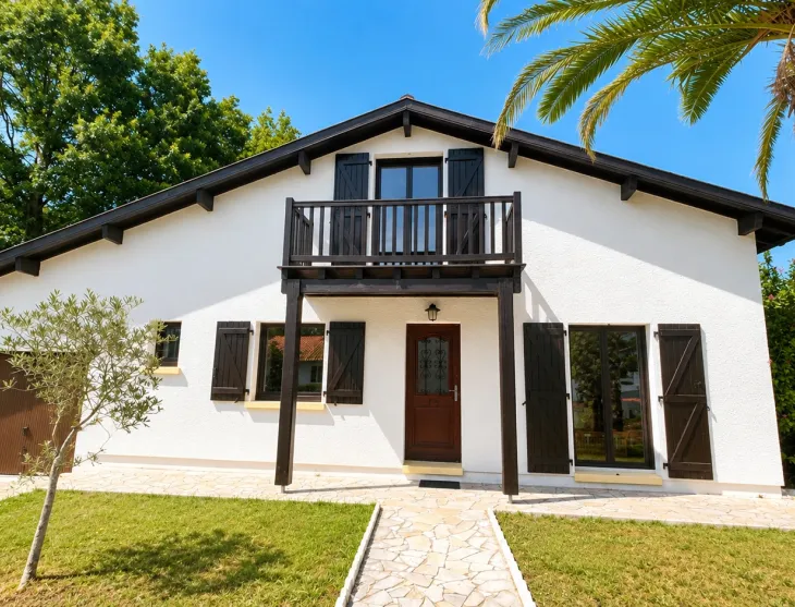 A deux pas du centre d’Anglet - Maison traditionnelle des années 1984 de 139 m² habitable, 4 chambres dont deux en rdc sur belle parcelle de 920 m²