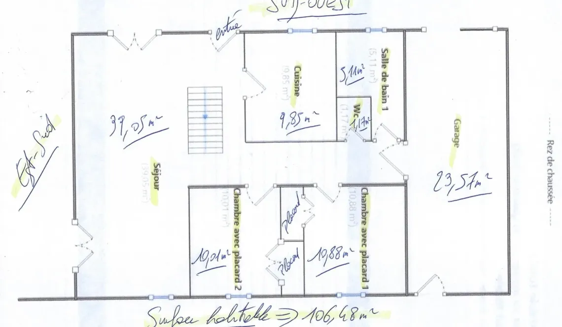 A deux pas du centre d’Anglet - Maison traditionnelle des années 1984 de 139 m² habitable, 4 chambres dont deux en rdc sur belle parcelle de 920 m²