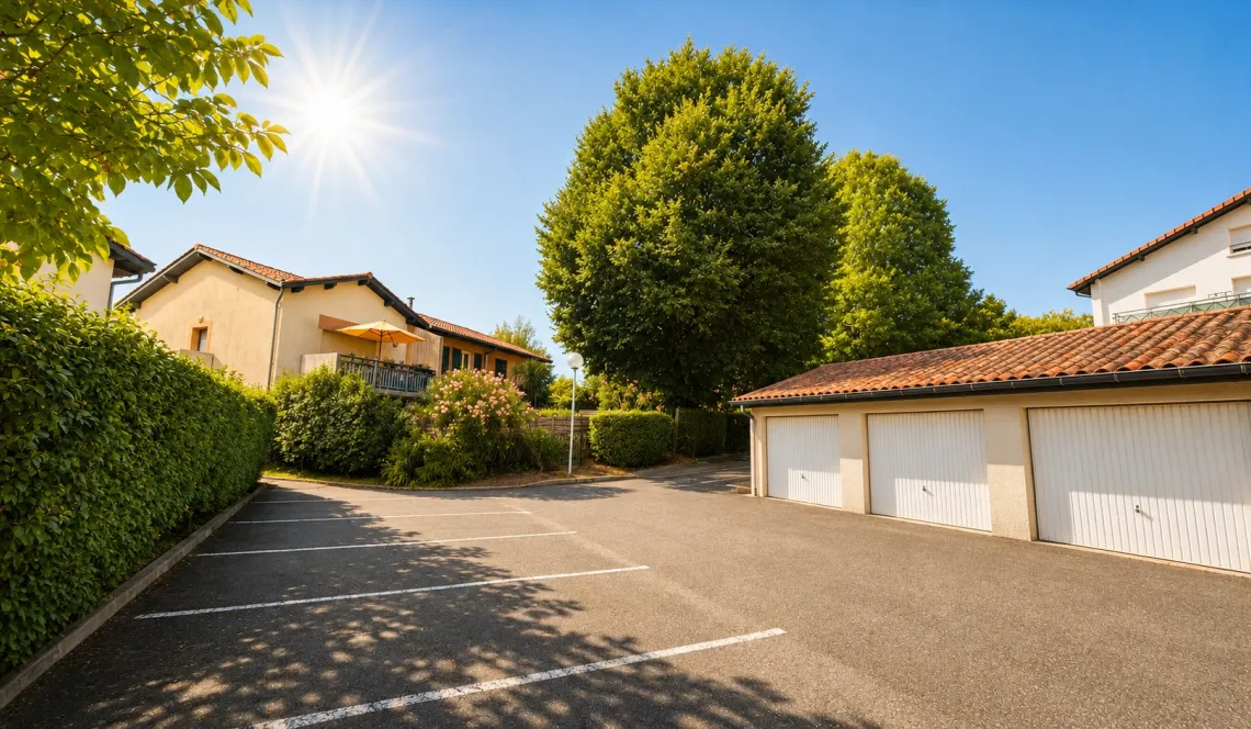 Anglet Montaury - Adorable maison mitoyenne sur deux niveaux de 75 m² H, pièce de vie de 22 m² + cuisine équipée, 3 chambres à l’étage. Joli extérieur sud de 70 m² + place de parking
