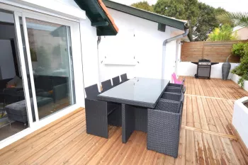 Haut Boucau limite Tarnos - Maison de ville de 85 m² H refaite avec terrasse sud