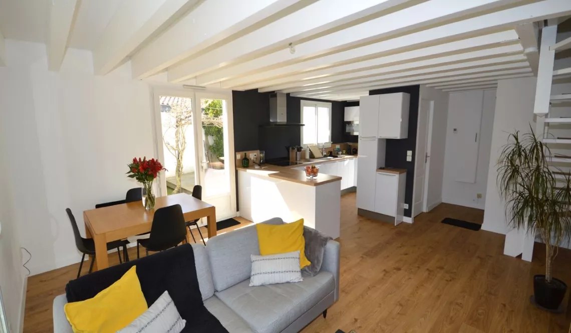 Ondres - Appartement/maison en duplex de 72 m² H + véranda + jardin de 75 m² + parking