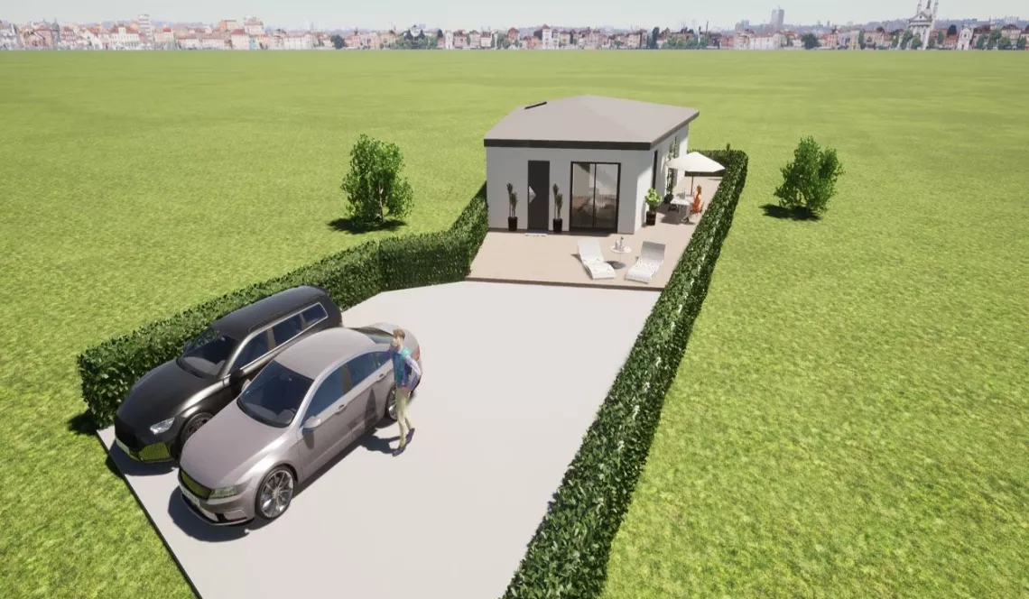 Anglet El Hogar - Projet de construction plain-pied type F3 de 68 m² H sur 242 M² de terrain