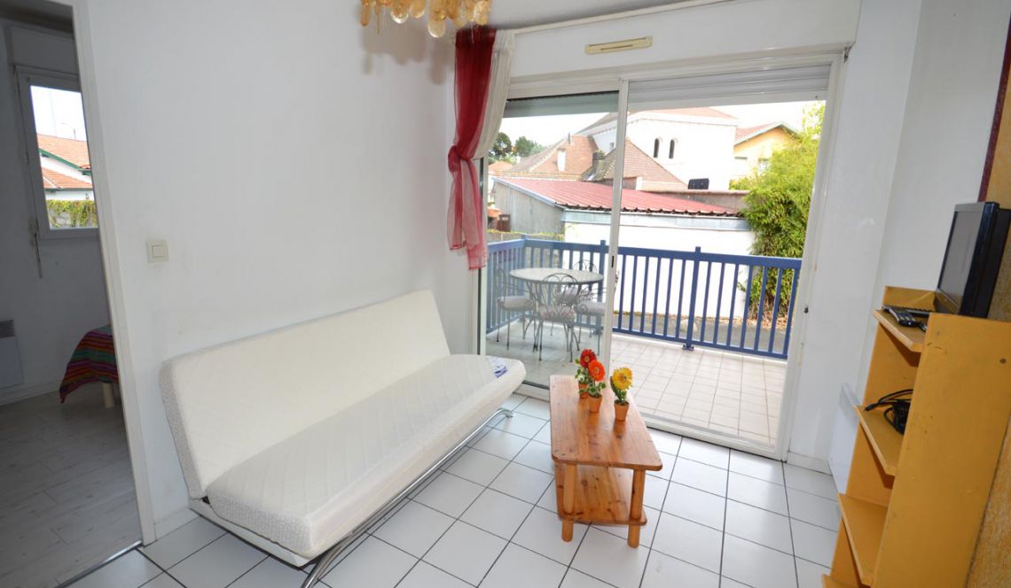 Anglet Blancpignon - Type 2 de 32 m² habitable dans petite résidence + terrasse + parking sous-sol