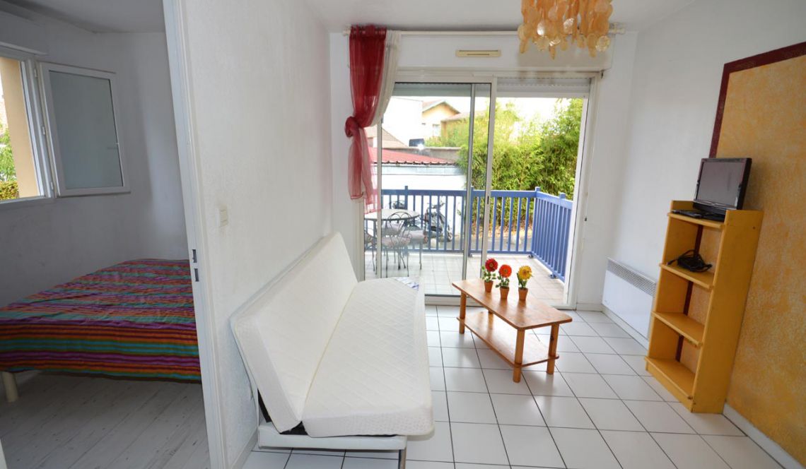 Anglet Blancpignon - Type 2 de 32 m² habitable dans petite résidence + terrasse + parking sous-sol