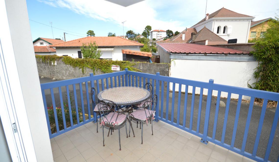 Anglet Blancpignon - Type 2 de 32 m² habitable dans petite résidence + terrasse + parking sous-sol