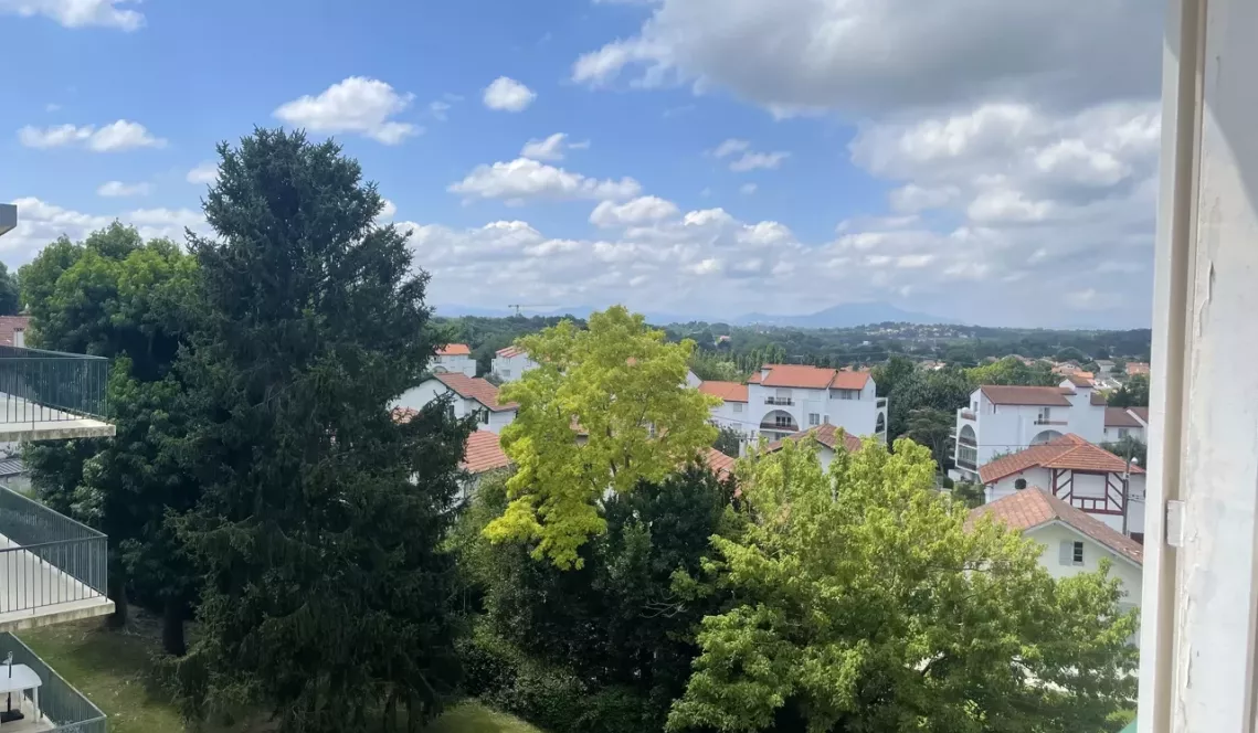 Bayonne Marracq - Type 3 au dernier étage de 80 m² H, séjour de 23 m², balcon + cave + garage