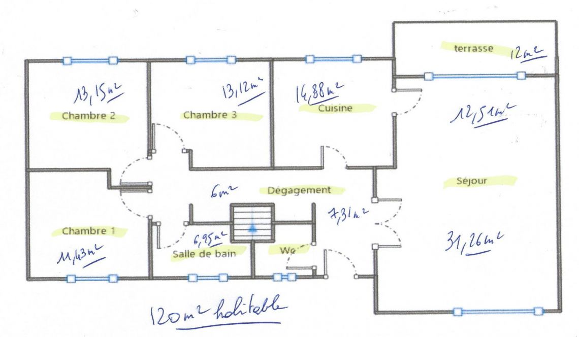 Ondres plage - Villa des années 70 de 181 m² habitable, 6 chambres sur 1375 m² de terrain et piscine à l’abri des regards