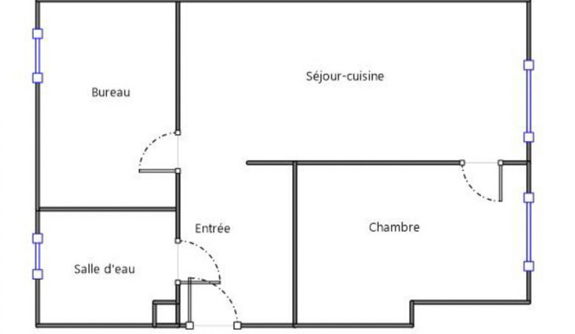 Bayonne La Gare - Type 2 bis de 39 m² habitable en parfait état