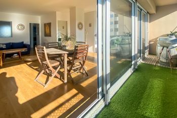 Biarritz 1 km des plages et centre ville - Type 4 de 90 m² habitable + balcon sud échappée mer + cave + 2 parkings