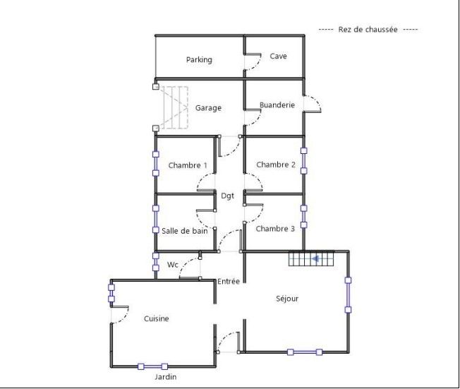Anglet domaine privé - Villa de 162 m² habitable,  5 chambres, garage sur parcelle de 1547 m² avec piscine