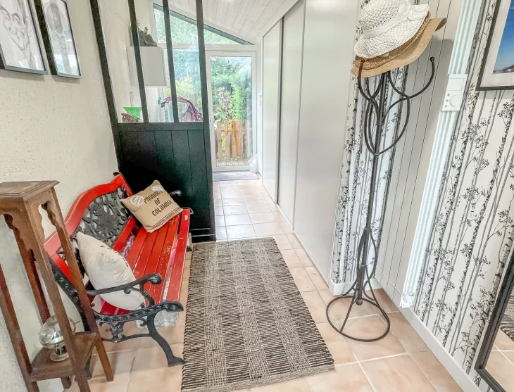 RARE Anglet Quintaou - Villa mitoyenne de 1998 de 92 m² H, 3 chambres, pièce de vie de 28 m² sur jardin de 50 m², parking + garage fermé