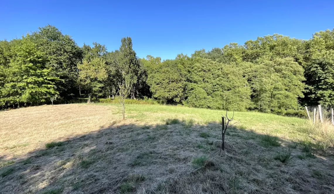 Arcangues le Chapelet - Parcelle à bâtir de 1249 m² viabilisée + 3 913 m² de prairies, le nez dans la forêt 