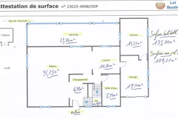 Tarnos quartier les Platanes - Belle traditionnelle de 157 m² habitable, 4 chambres, véranda chauffée + piscine sur 610 m² de terrain