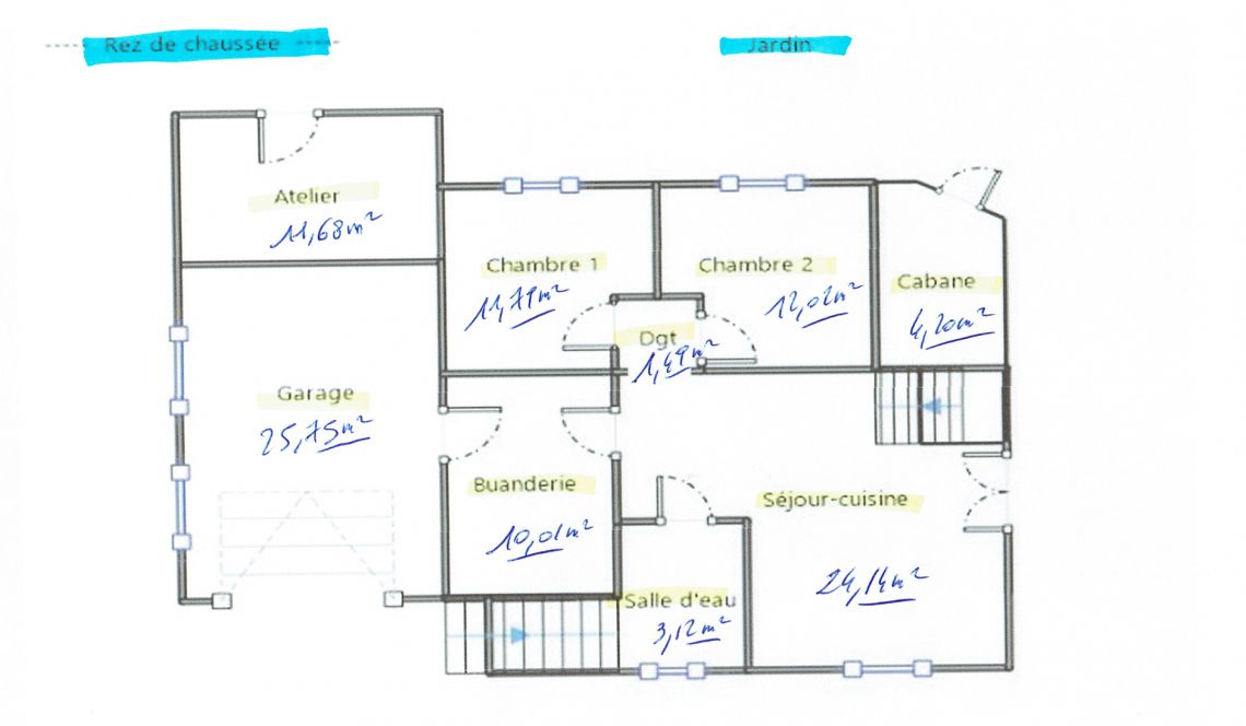 Anglet Montbrun - Belle et grande maison lumineuse de 165 m² H sur deux niveaux sur 547 m² de terrain