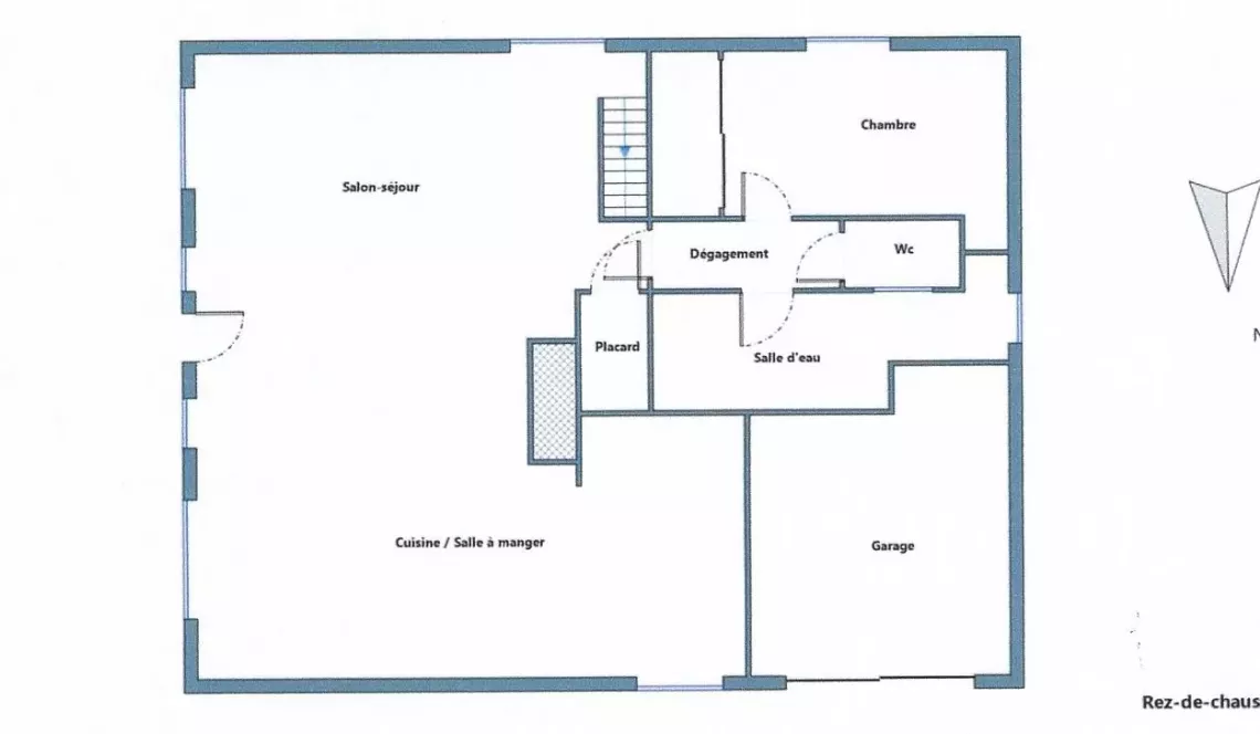 Mouguerre Elissaberry - Au calme, énorme potentiel pour cette maison type F4/5 de 1978 de 90 m² habitable entièrement à rénover sur belle parcelle de 2 293 m²