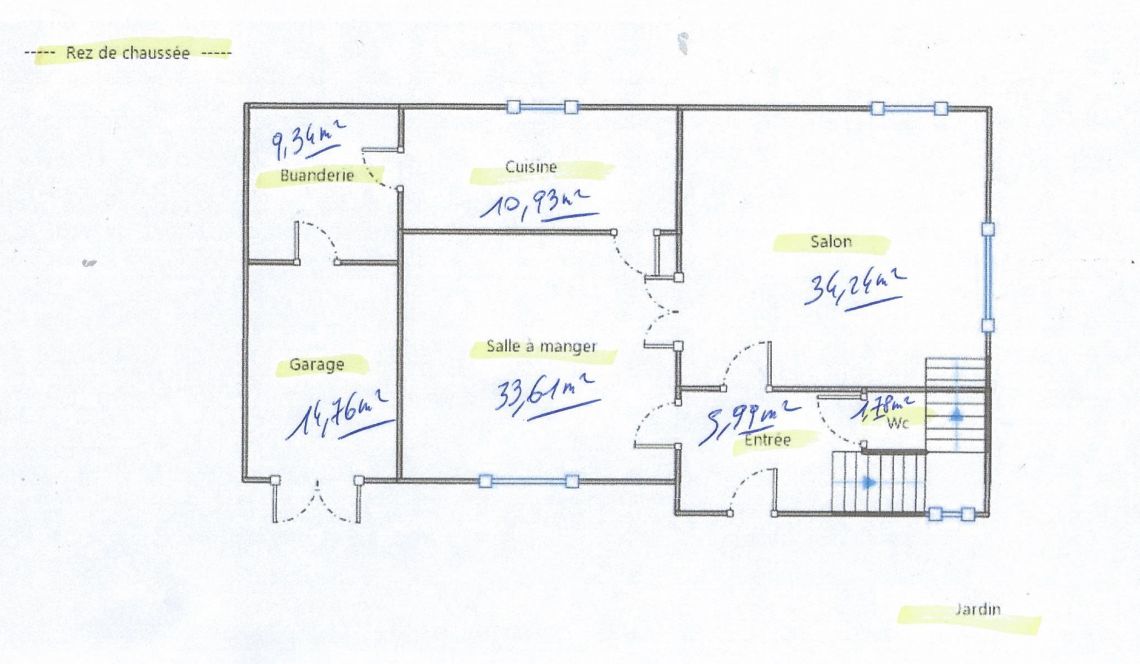 Bayonne Marracq - Belle maison des années 30 de 172 m² habitable, 4 chambres sur 350 m² de terrain