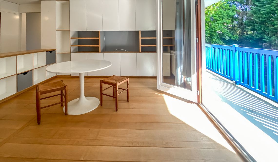 Anglet limite Bayonne  - Le nez dans la forêt et au calme pour ce T4 rénové de 83 m² habitable + balcon + cave + garage de 20 m²
