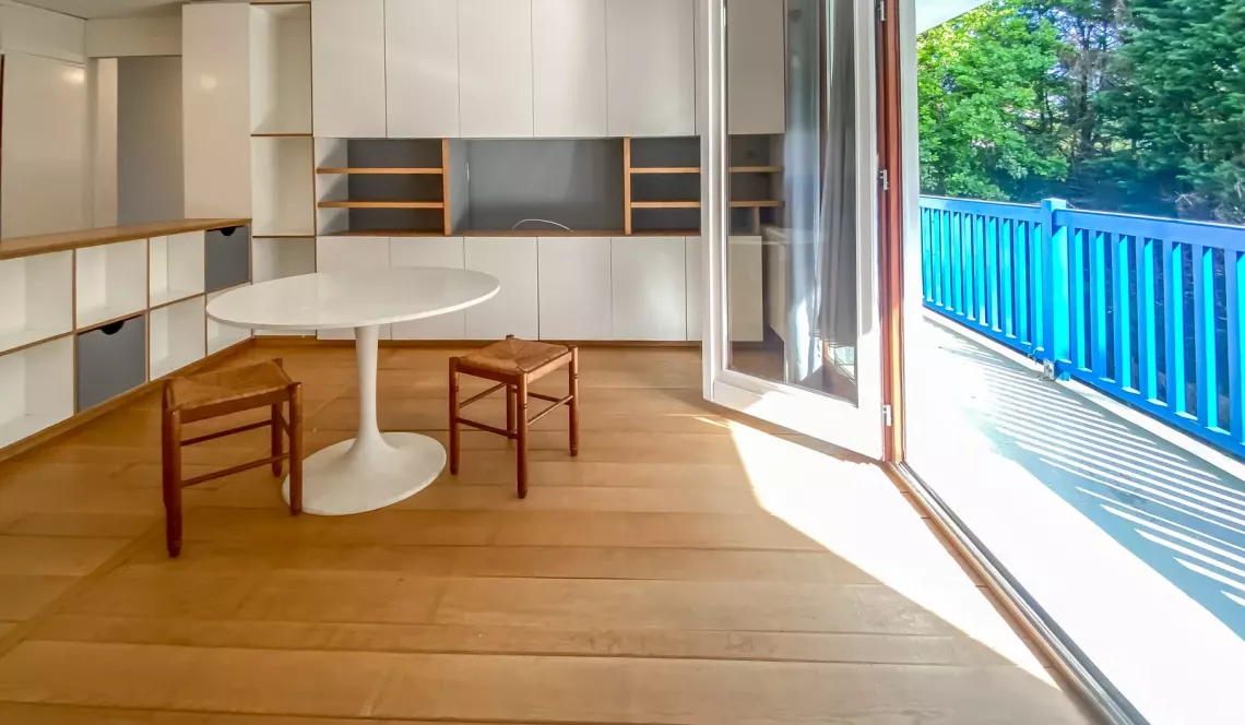 Anglet limite Bayonne  - Le nez dans la forêt et au calme pour ce T4 rénové de 83 m² habitable + balcon + cave + garage de 20 m²