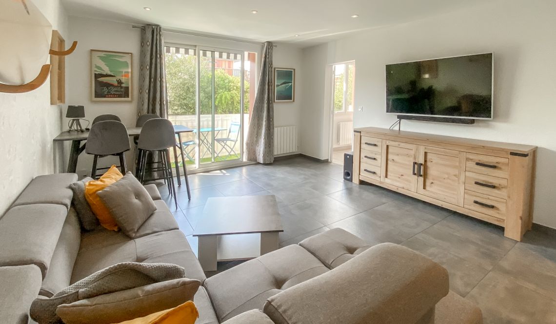 Anglet quartier Montbrun, proche plages  - Type 4 de 72 m² habitable rénové en 2021, 3 chambres, belles prestations!