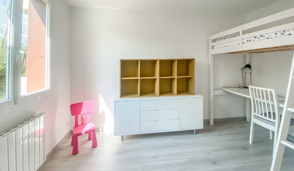 Anglet quartier Montbrun, proche plages  - Type 4 de 72 m² habitable rénové en 2021, 3 chambres, belles prestations!