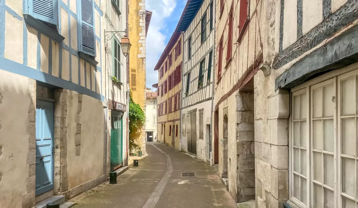 Bayonne les remparts - Jolie vue dégagée pour ce type 2 de 48 m² habitable avec belle pièce principale de 29 m² + local vélo