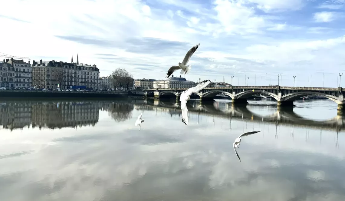 Rare à Bayonne St Esprit - Vue époustouflante pour ce beau type 4 de 74 m² habitable en très bon état général, cuisine équipée, 3 chambres, balcon tout en long