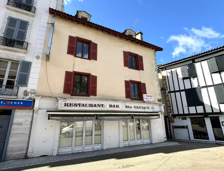 A Bayonne St Esprit - Ensemble immobilier de 260 m² avec local commercial de 90 m² + 9 studios pour 170 m² habitable libres de toute occupation