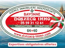 Nouvelle parution de Basque Immobilier avec DONZACQ Immo en première page