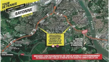 Vingt ans après, le Tour de France revient à Bayonne