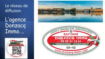 Le réseau de diffusion de chez Donzacq Immo, l’agence familiale et indépendante.