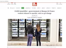 Crédit immobilier : gouvernement et Banque de France veulent relancer le marché, voici ce qui change!