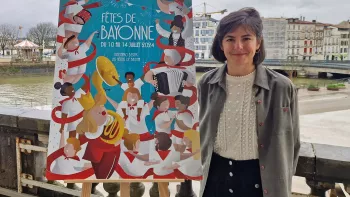 L’affiche des fêtes de Bayonne 2024 dévoilée, Bravo à Mme Sophie COURADES!