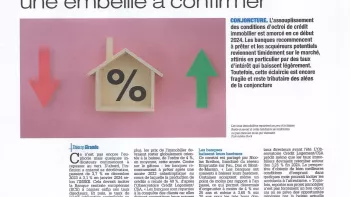 Détente sur les taux: une embellie à confirmer, dixit le Sud-Ouest!