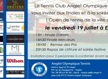 Les finales de l’Open El Hogar du Tennis club d’Anglet 2024: