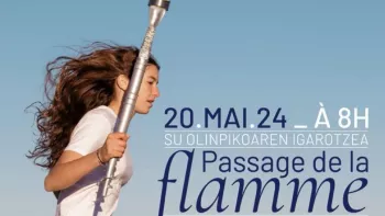 Le passage de la  flamme olympique sur notre terre ce jour, le lundi 20 mai 2024..