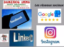 Donzacq Immo toujours omnis présent sur les réseaux sociaux!