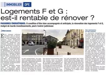 Achat de logements en F et G, rentable de les rénover?