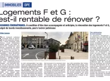 Achat de logements en F et G, rentable de les rénover?