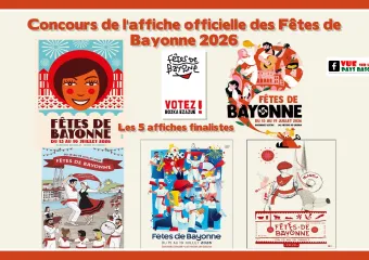 Votez pour la nouvelle affiche des fêtes de Bayonne 2026!