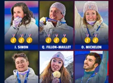 23 médailles pour les Jeux d’Hiver de Milan Cortina pour notre délégation française!