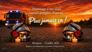 Hommage national à venir pour nos 2 pompiers tombés ce 21 juillet 2026.