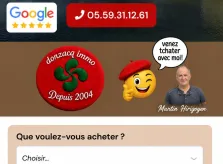 Via Whattapps ou la messagerie en ligne, venez tchatter avec nous!
