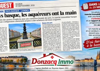 Au Pays Basque, le marché de l’ancien a tourné en faveur des acquéreurs!